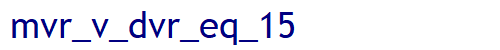 mvr_v_dvr_eq_15